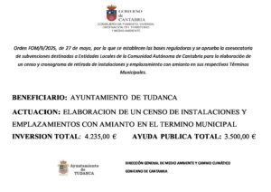 ELABORACION DE UN CENSO DE INSTALACIONES Y EMPLAZAMIENTOS CON AMIANTO EN EL TERMINO MUNICIPAL